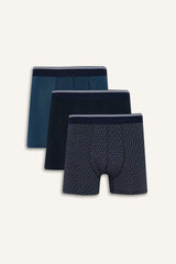 Defacto Erkek Knitted Boxer D2314AX - Koyu Lacivert