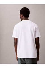 Calvin Klein Erkek SS EASY MONOGRAM TEE LV04RC275G - Beyaz