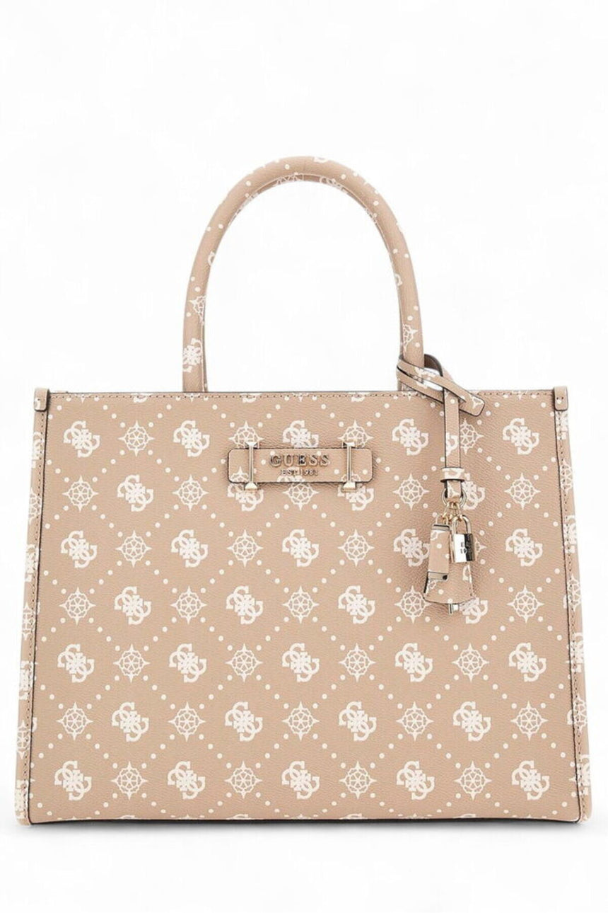 GUESS KADIN SILIA 2 COMP TOTE HWGP9890220 - Bej