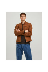 jack&jones erkek jacket 12147218 - Koyu Turuncu