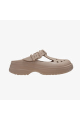 Crocs Classic Mary Jane Clog Unisex Terlik CR3008 - Gri/Kahverengi