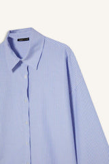 Defacto Kadın Long Sleeve Shirt D4512Ax - Mavi