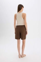 Defacto Kadın Woven Bottom İ6760Az - Kahverengi