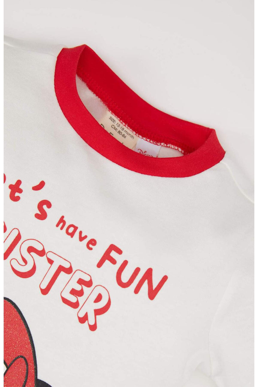 Defacto Çocuk Knitted Pyjamas D7162A5 - Kırmızı