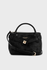 GUESS KADIN ELLA LOGO LRG GFRIEND SATCHEL HWPD9746060 - Siyah