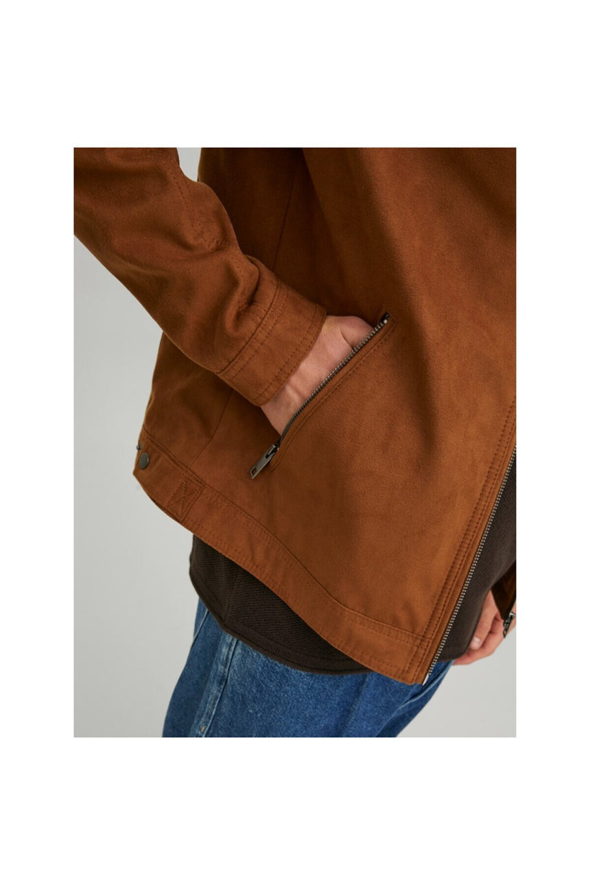 jack&jones erkek jacket 12147218 - Koyu Turuncu