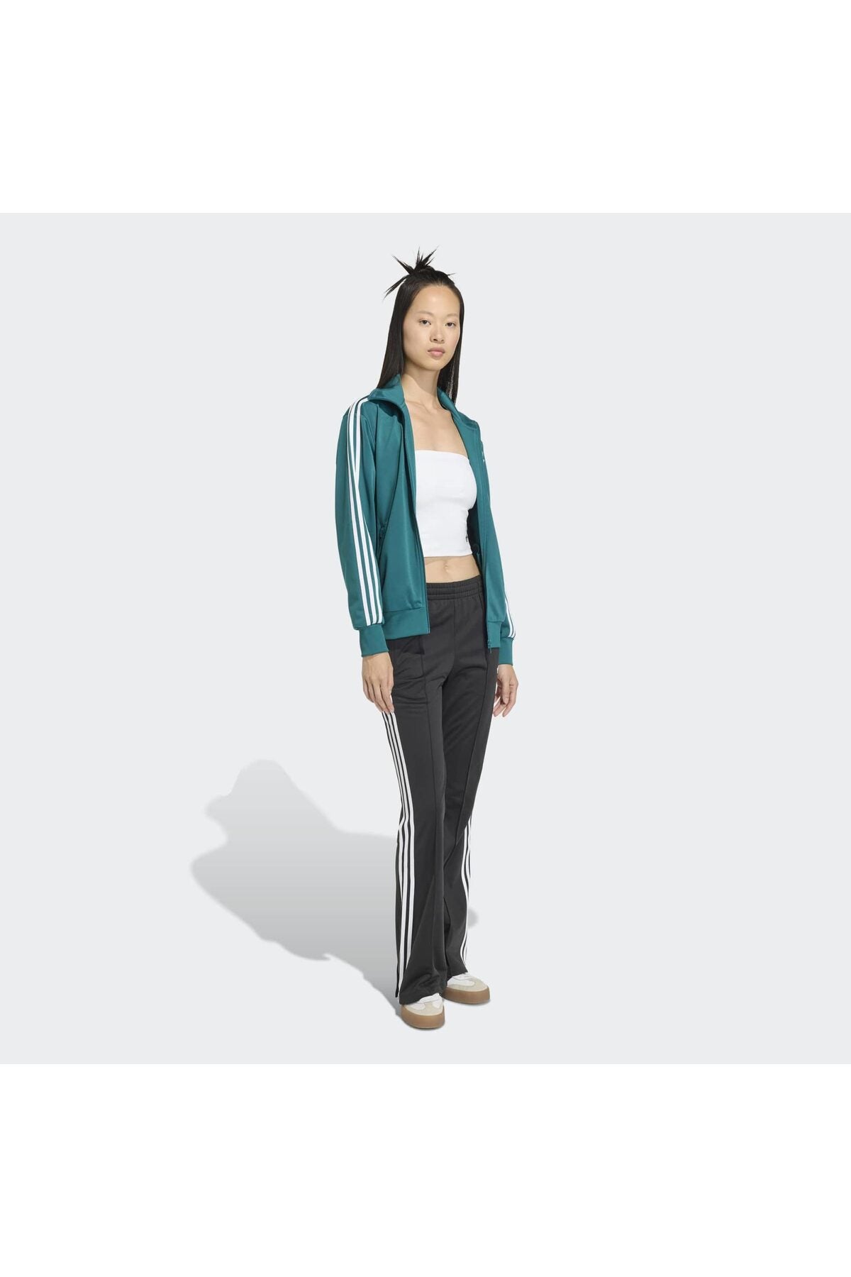 adidas Firebird Tulle Kadın Eşofman Üstü KR9319 - Petrol
