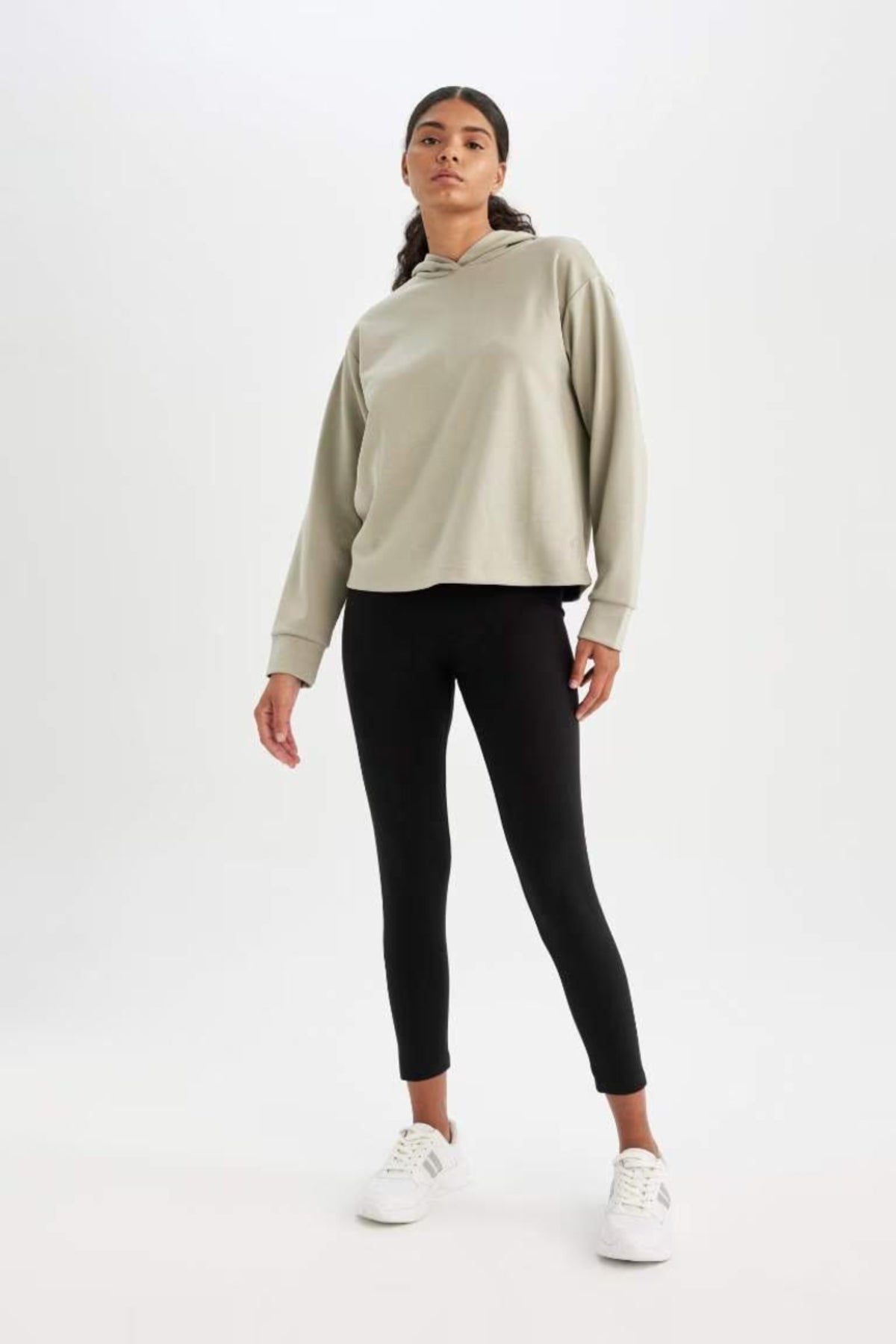 Defacto Kadın Leggings Z6327AZ - Siyah