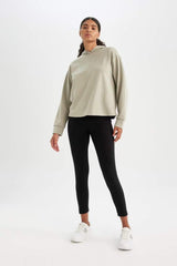 Defacto Kadın Leggings Z6327AZ - Siyah