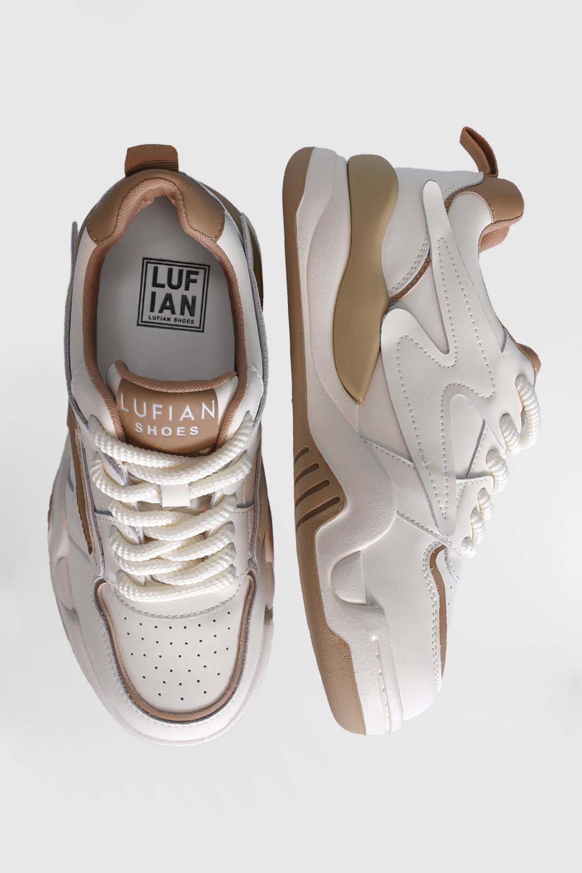 Lufian Maya Kadın Sneaker 121230010 - Bej