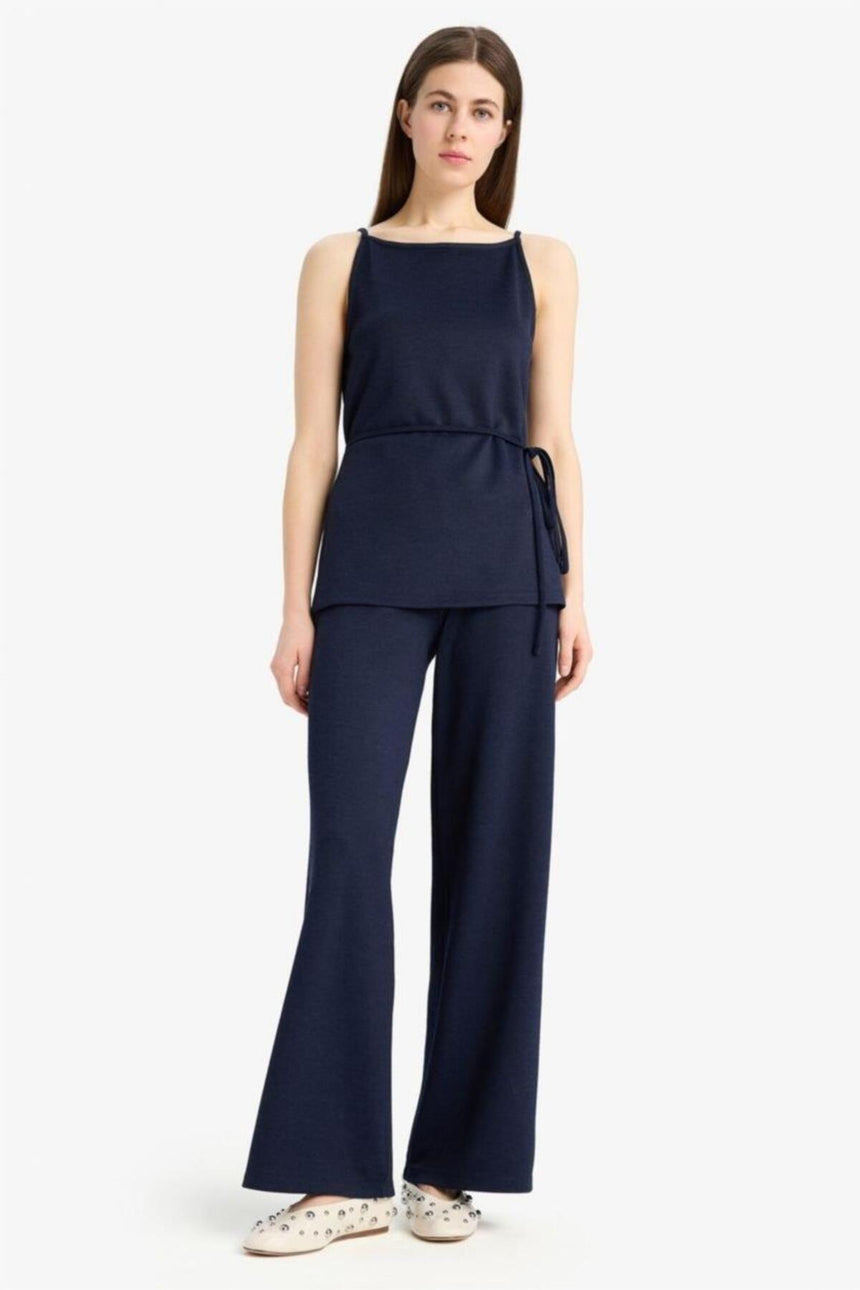 Defacto Kadın Trousers E5784AX - Koyu Lacivert