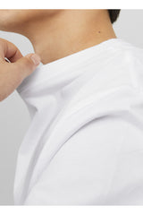 JACK&JONES T-SHIRT MALE KNIT IDF100 12240121 - Beyaz
