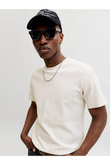 JACK&JONES JJEAUSTIN TEE SS NOOS 12278952 - Beyaz
