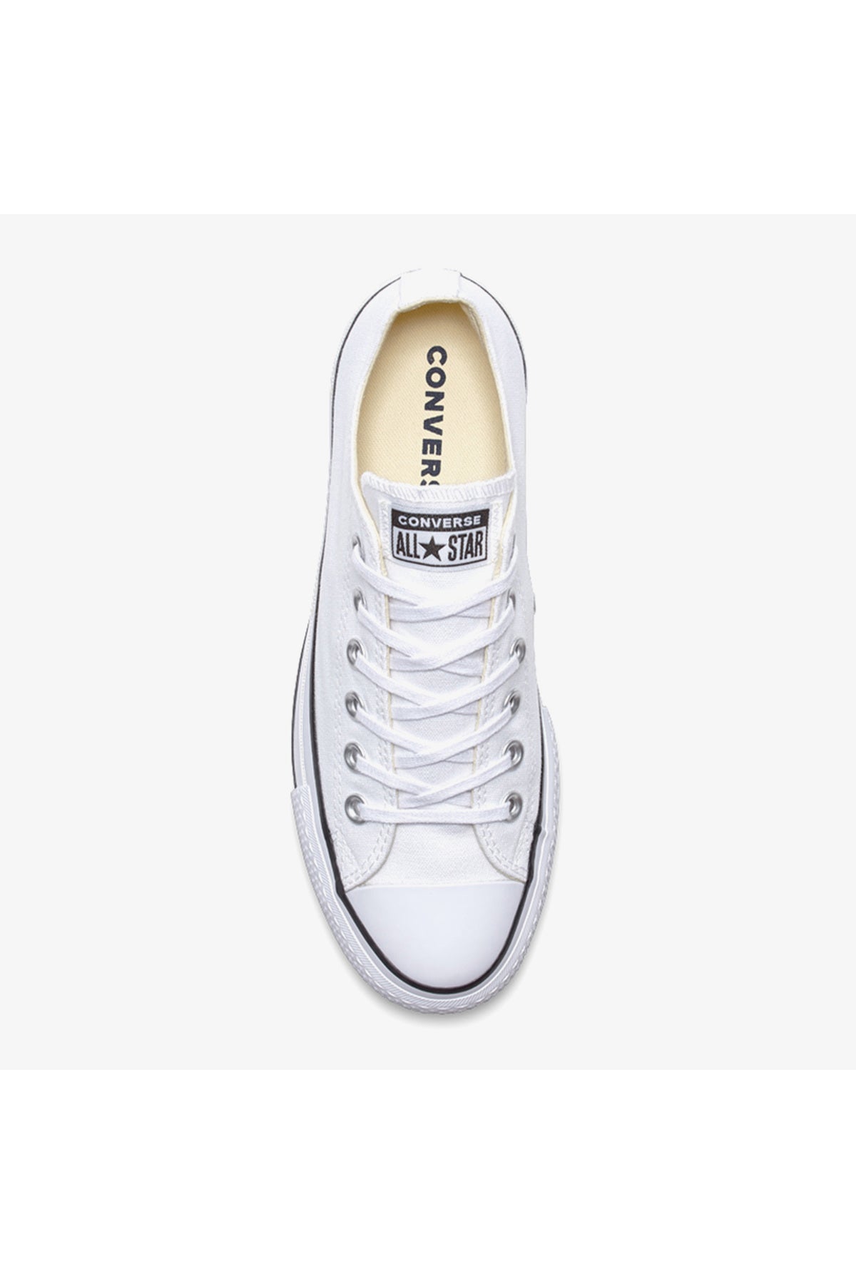 Converse Chuck Taylor All Star Lift Platform Kadın Sneaker - Beyaz Siyah Beyaz