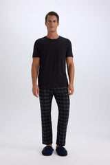 Defacto Erkek Woven Bottoms C6119Ax - Siyah