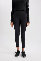 Defacto Kadın Leggings B4147AX - Siyah