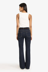 Defacto Kadın Trousers G6399AX - Mavi/Siyah