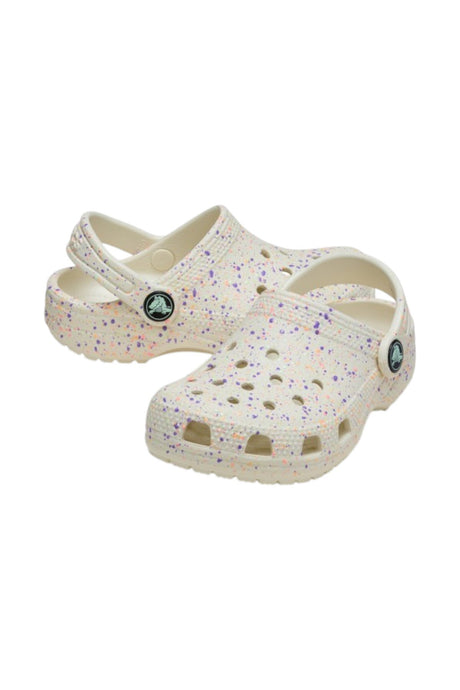 CROCS KIDS Classic Glow Paint SplatterCgT 212669 - Beyaz