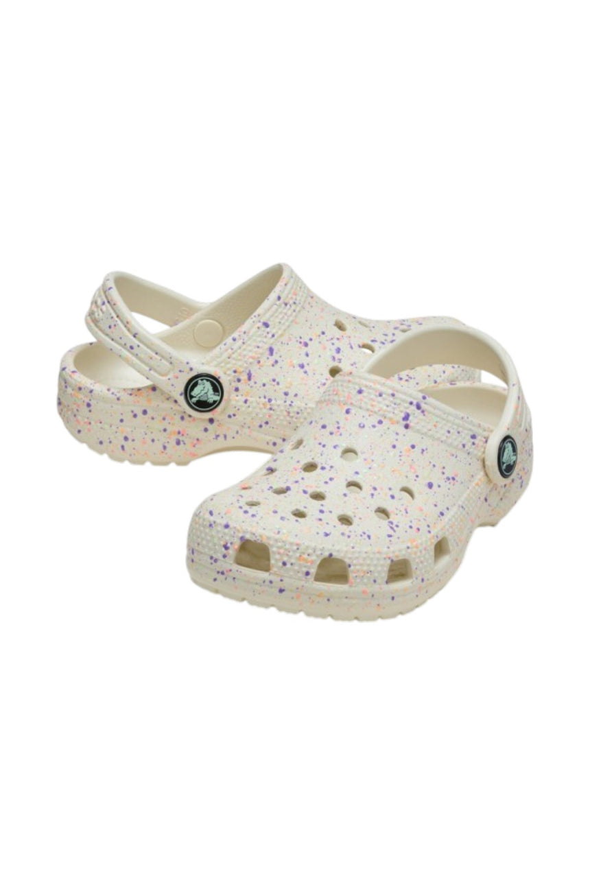 CROCS KIDS Classic Glow Paint SplatterCgT 212669 - Beyaz