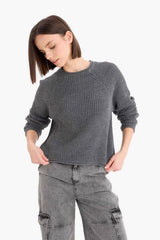 Defacto Kadın Pullover L2567Az - Antrasit