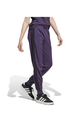 adidas 3-Stripes Single Jersey Kadın Jogger Eşofman Altı JX7591 - Mor