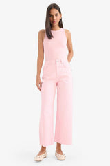 Defacto Kadın Trousers C7535AX - Pembe