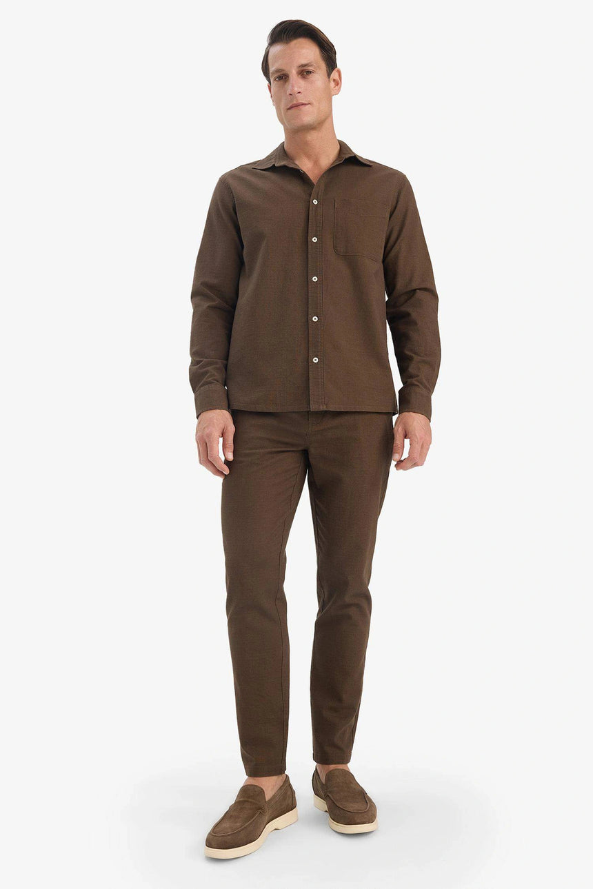 Defacto Erkek Trousers D2671AX - Kahverengi