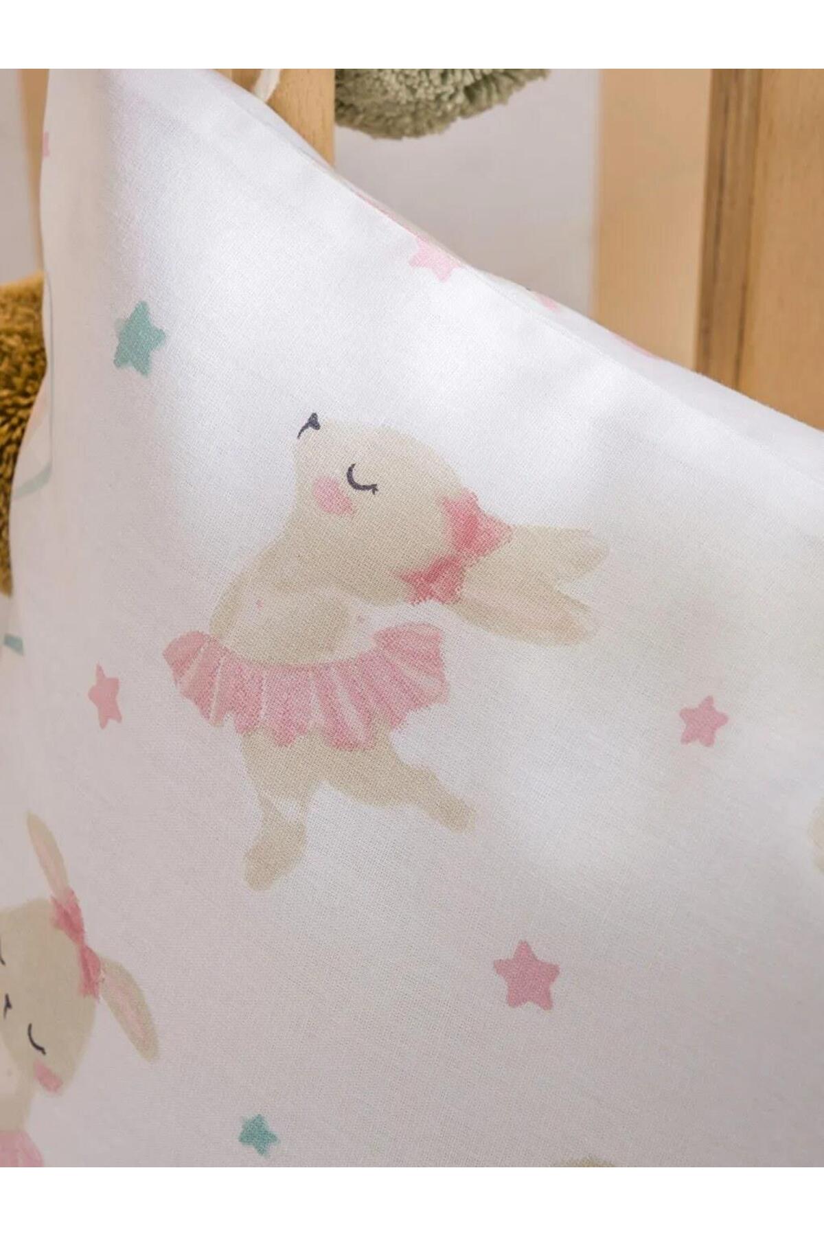 LC Waikiki Home Tavşan Baskılı Bebek Nevresim Takımı S6KR04B1 - Karışık