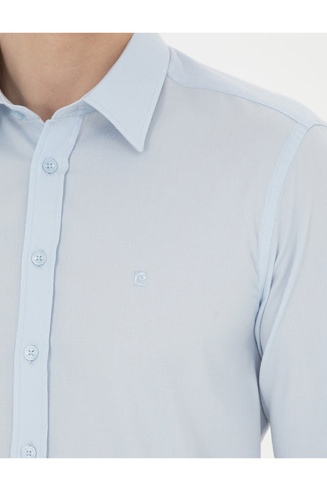 pierre cardin erkek dokuma gömlek 1833527 - AÇIK MAVİ