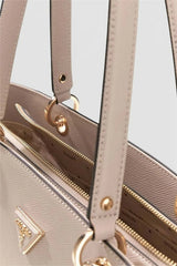 GUESS KADIN NOELLE II TOTE HWZG9672250 - Gri/ Kahverengi