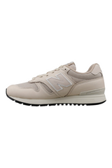 Sporline New Balance WL565LWW kadın açık kahverengi tekstil yürüyüş ayakkabısı, yan profil görünümü