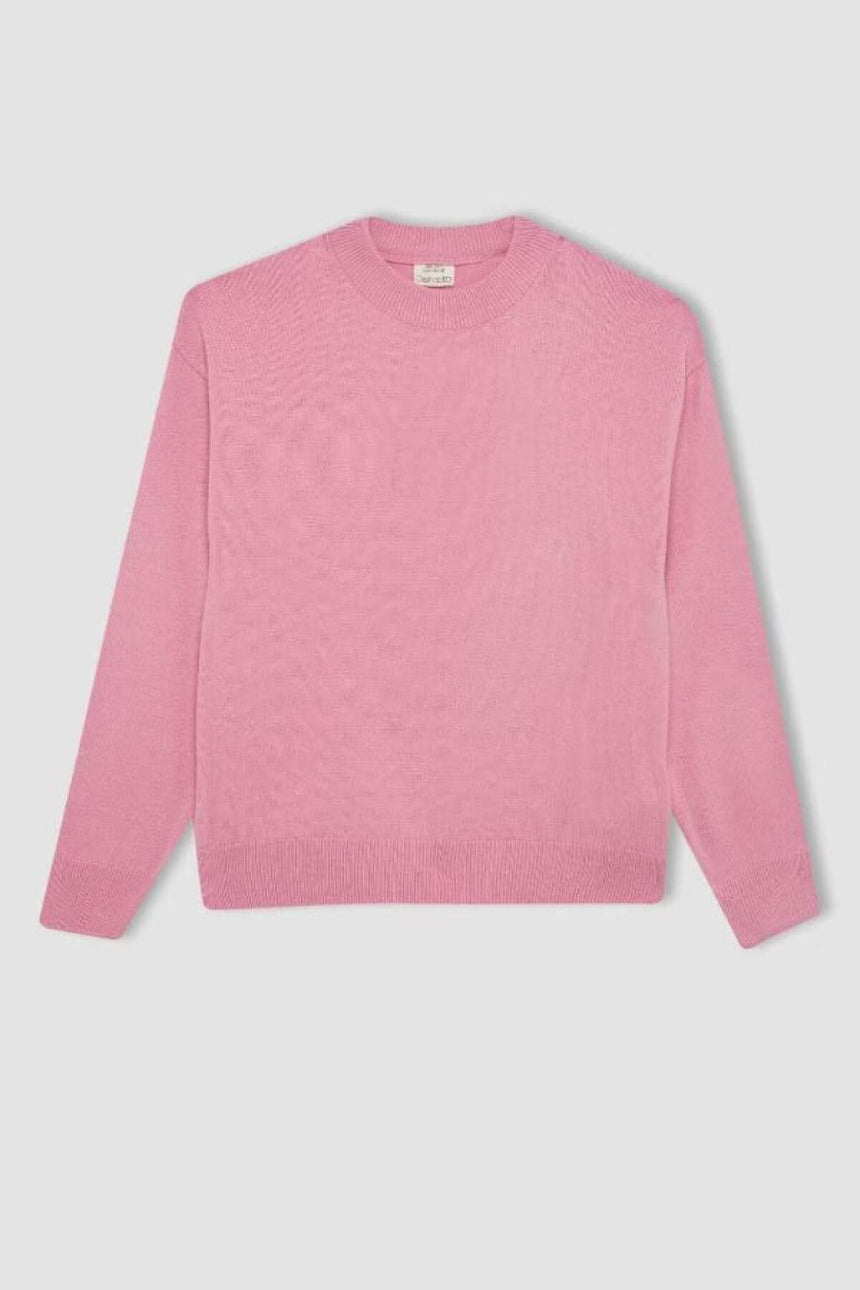 Defacto Çocuk Pullover C6902A8 - Pembe