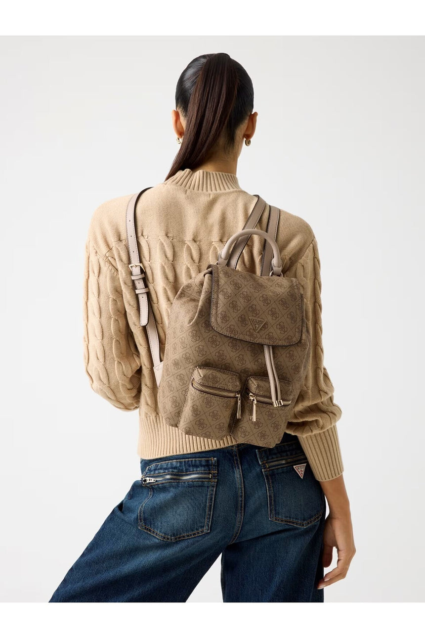 GUESS KADIN MANHATTAN II FLAP BA HWSG7118310 - Açık Bej/ Kahverengi