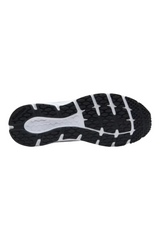 Sporline New Balance 408 unisex spor ayakkabının siyah ve beyaz renkli, desenli kauçuk dış taban görünümü
