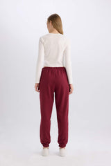 Defacto Kadın Trousers E5976Ax - Bordo