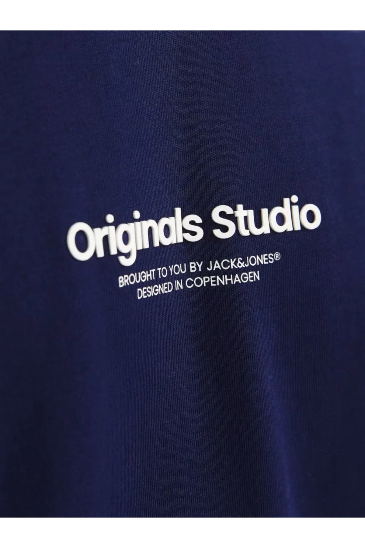 Jack & Jones Erkek T-Shirt 12240121 - Koyu Mavi