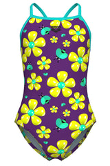 ARENA G ARENA SPRING SWIMSUIT LIGHTDROP BACK 010751980 - Koyu Mor