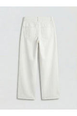 LCW KADIN S6MI62B8 PNT,WIDE-OYUNCAKRAIGHT-WHITE - Beyaz/ Kırık Beyaz