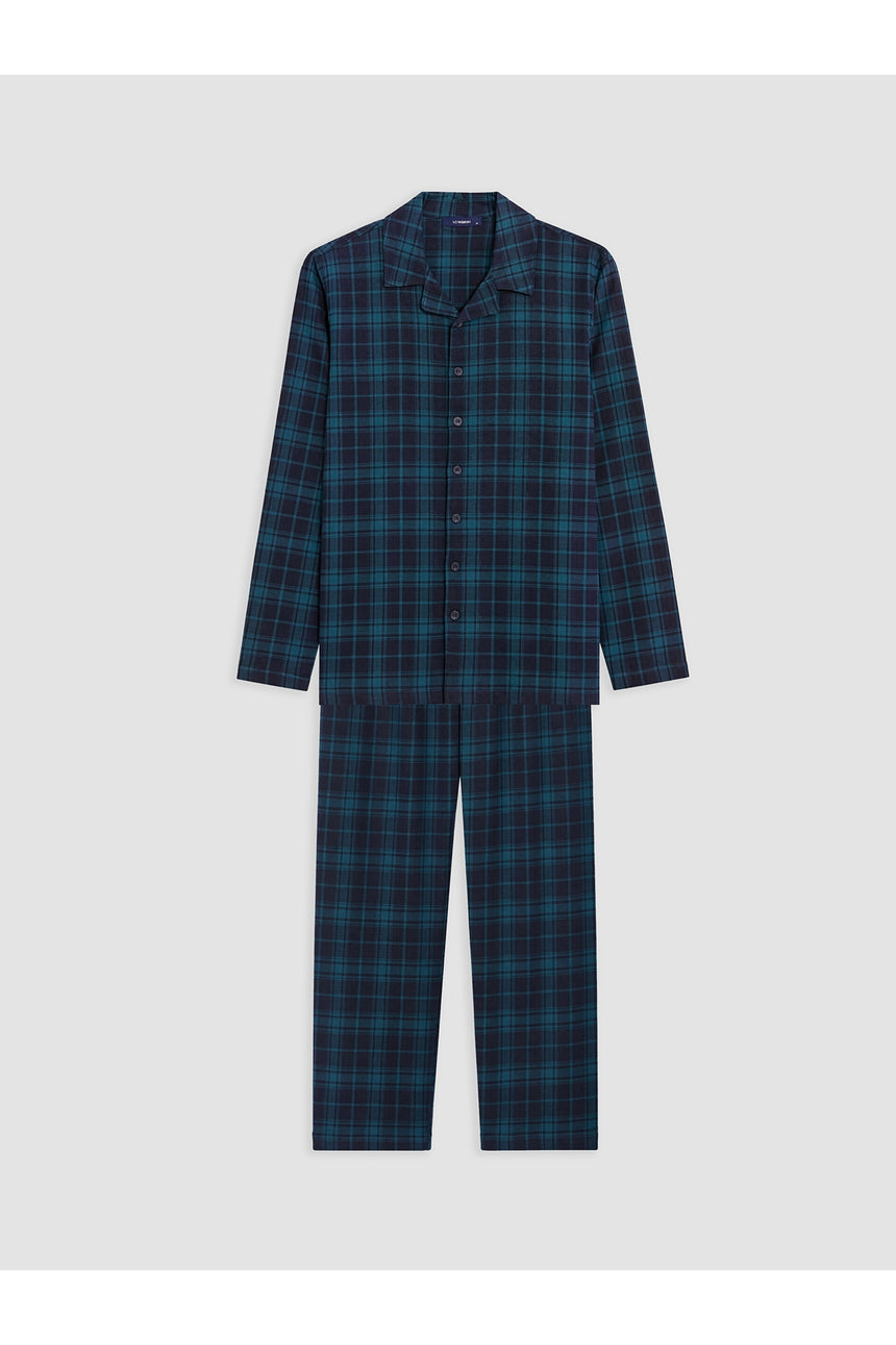 LC Waikiki Erkek Pijama Takımı W62740B8 - Yeşil