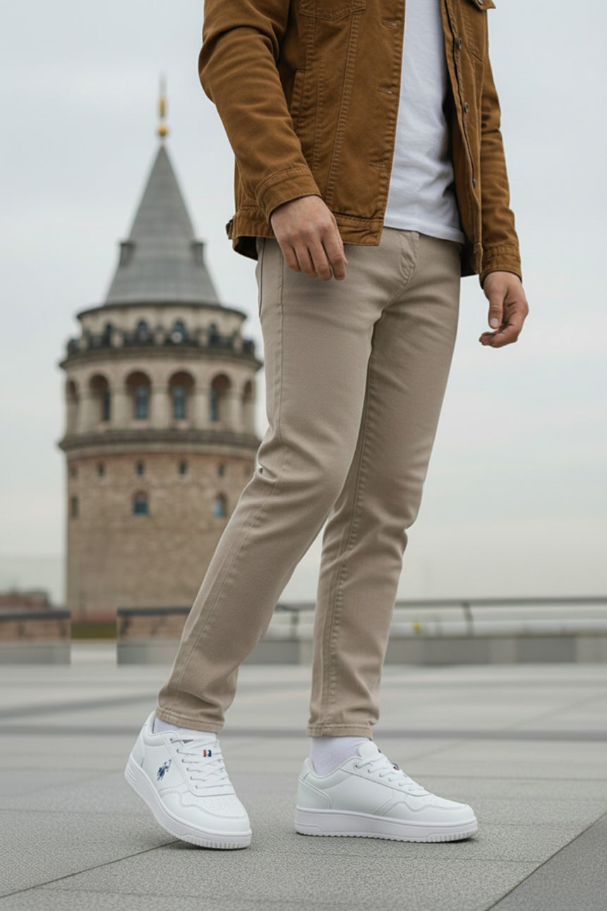 U.S. POLO ASSN. COSTER 5PR - Beyaz