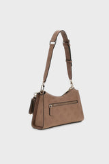 GUESS KADIN CRESIDIA II TOP ZIP HWPD9888180 - Koyu Kahverengi