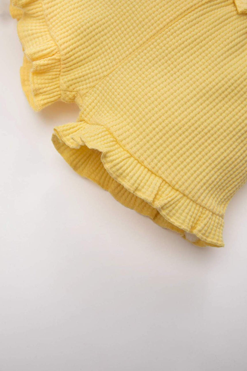 Defacto Çocuk Short A8043A5 - Sarı