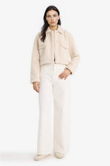 Defacto Kadın Faux Fur F2149AX - Ekru
