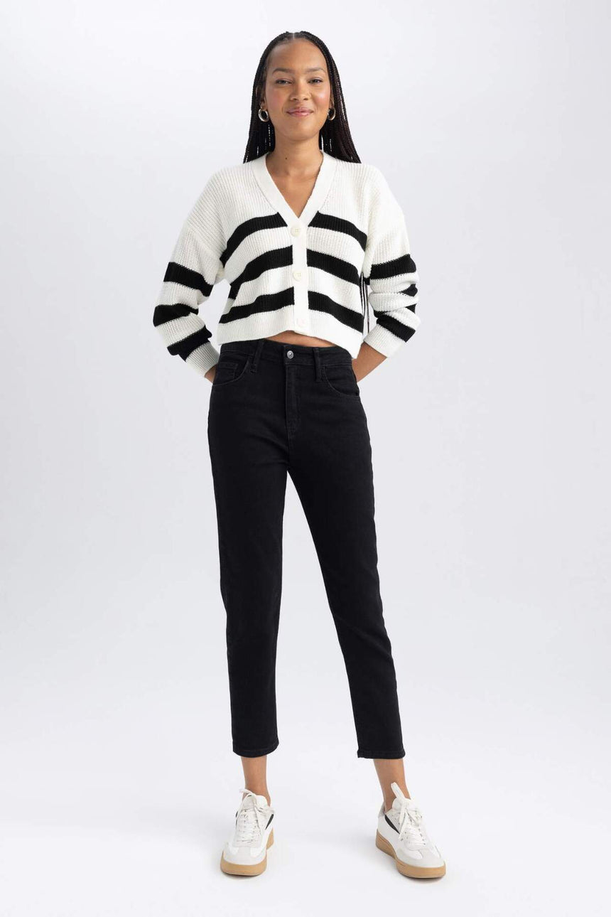 Defacto Kadın Cardigan Z8539AZ - Ekru