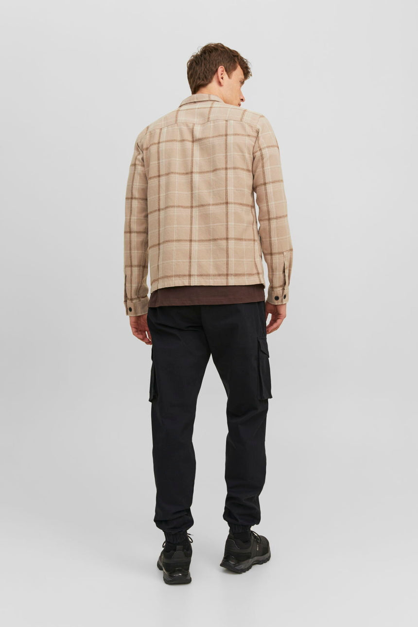 JACK&JONES JPSTKANE NOAH CUFFED CARGO NOOS 12242264 - Siyah