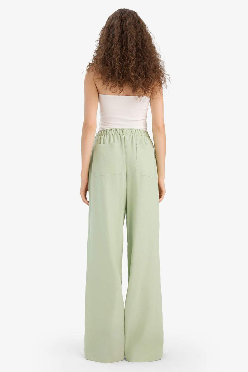 Defacto Kadın Trousers E1981AX - Yeşil