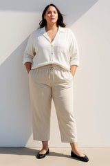 Defacto Kadın Long Sleeve Shirt M9407Az - Kırık Beyaz