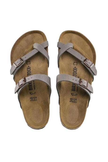 BIRKENSTOCK MAYARI BF NU 071071 - Kahverengi / Kum Beji