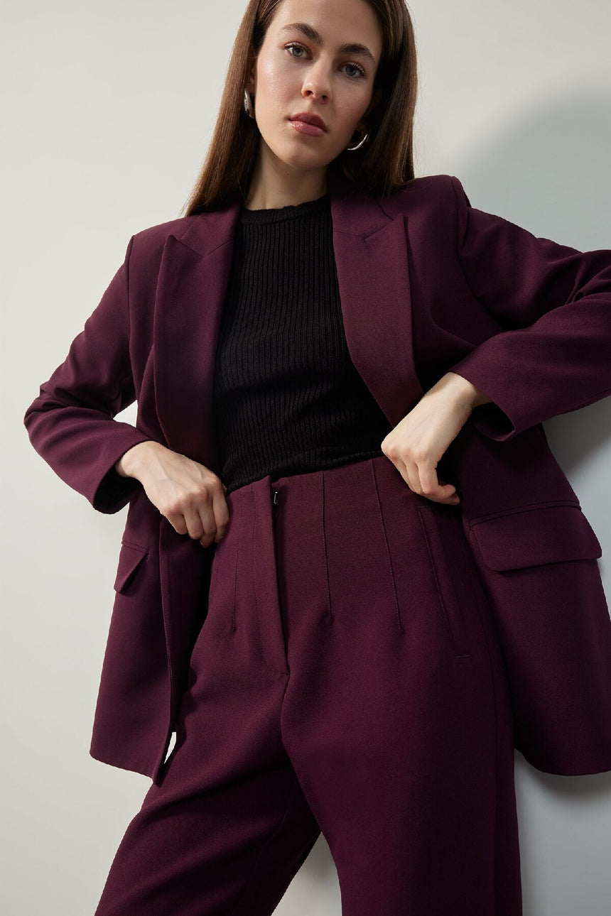 Defacto Kadın Blazer C2457Ax - Bordo
