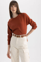 DEFACTO KADIN I6913AZ Pullover - Turuncu